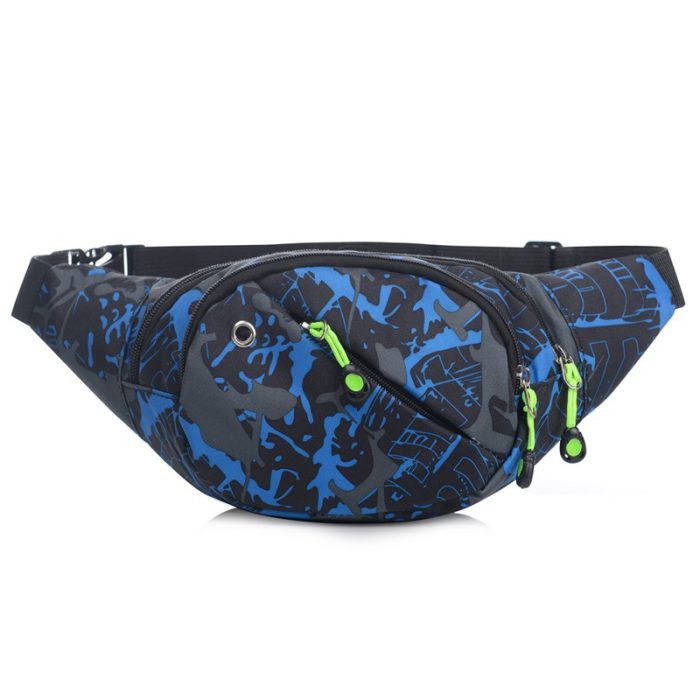 wholesale promotion polyester sports waist bag waist crossbody bag waist pouch bag
