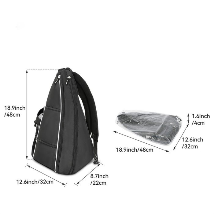 Best Gym Bags For Men Sports Custom Tennis Pickleball Sling Tennis Racket Bag - Image 5