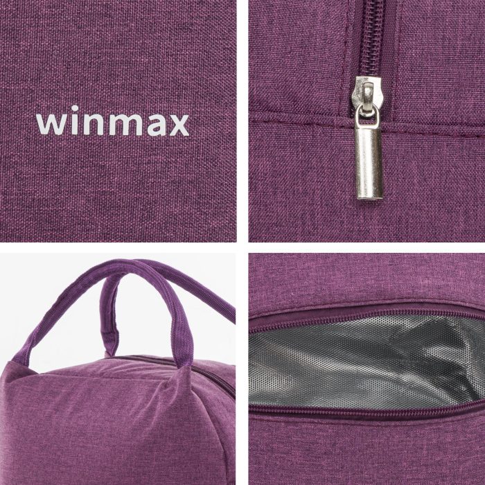 Bags Waterproof Nylon Portable Zipper Thermal Oxford Lunch Bags Convenient Lunch Box Tote Food Bags - Image 2