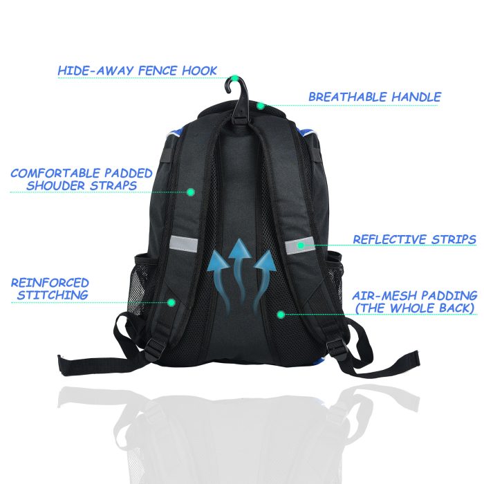 Youth Baseball Bag - Bat Backpack for Baseball, T-ball & Softball Equipment Waterproof Backpack - Image 4