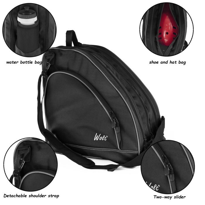Ice Skate Bag Roller Skate Bag Fashion adjustable shoulder Bag for both youth and adults - Image 4