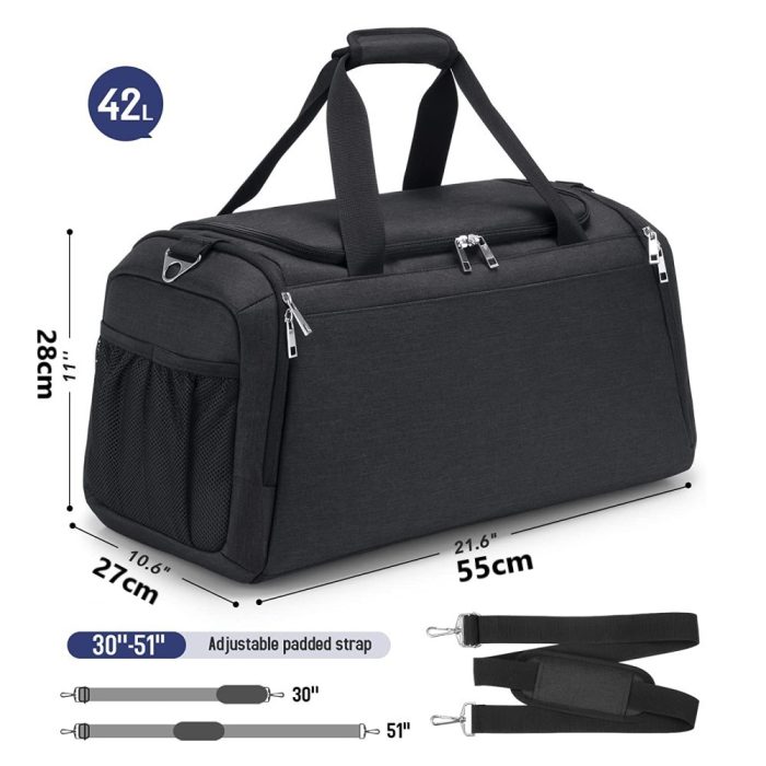 2023 Hot Selling Design Large capacity Travel bag Sports Gym Tote Hand Bags dry wet separation Sports Travel Duffel Bag - Image 5
