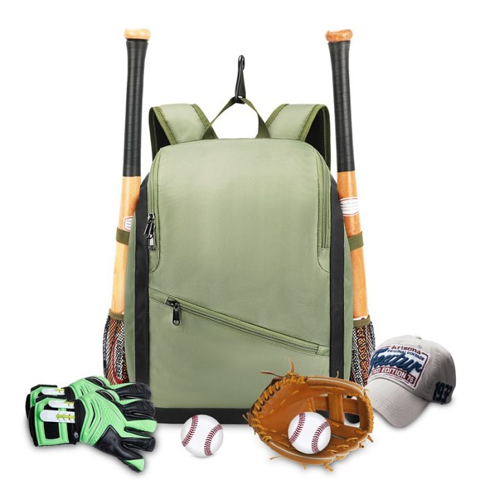Baseball Bag With Book Phone Water Cup Baseball Bat Softball Bat Bag Sports Backpack - Image 3