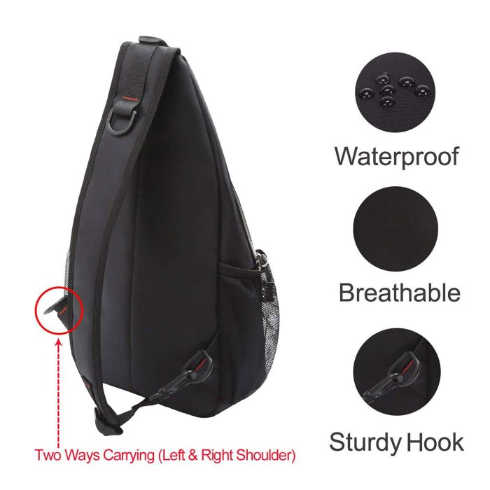 MNew men's chest bagen's chest bag outdoor hiking large capacity multi-functional crossbody bag fashion one shoulder leisure bag - Image 5