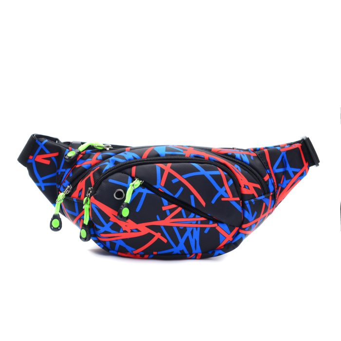 wholesale promotion polyester sports waist bag waist crossbody bag waist pouch bag - Image 3