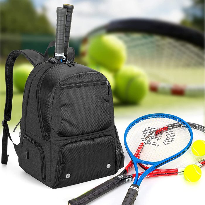 2 Racket Wholesale Custom Bag Tennis Racket Backpack With Shoes Compartment - Image 5