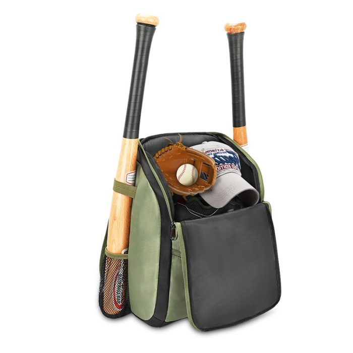 Baseball Bag With Book Phone Water Cup Baseball Bat Softball Bat Bag Sports Backpack