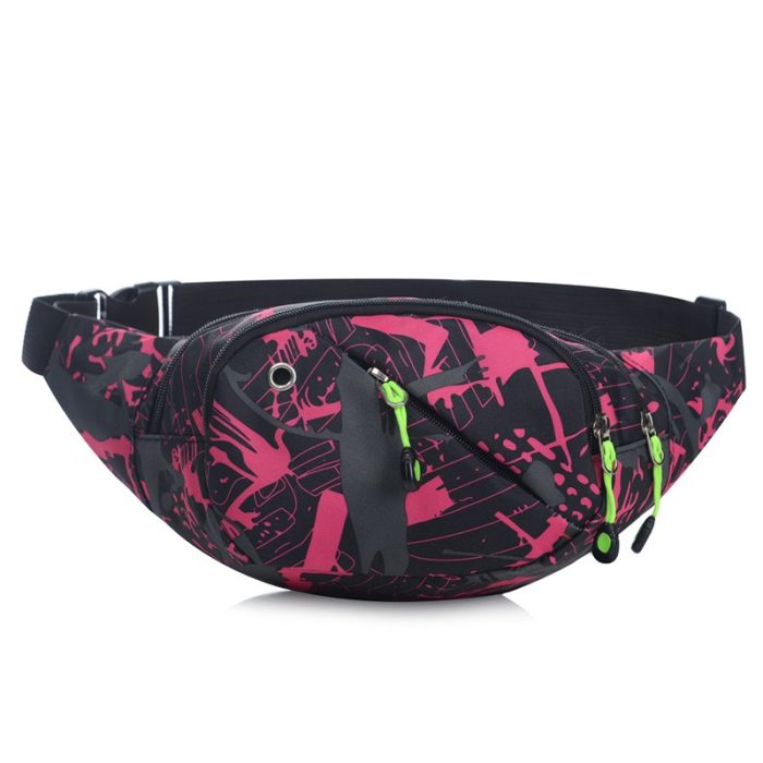wholesale promotion polyester sports waist bag waist crossbody bag waist pouch bag - Image 4