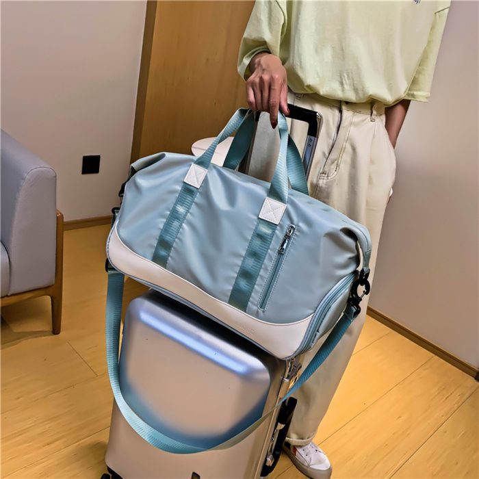 2022 Green Sport Fitness Gym Duffle Backpack Bag Green Gym Backpack With Shoes Compartment Backpacks Gym Bag - Image 6