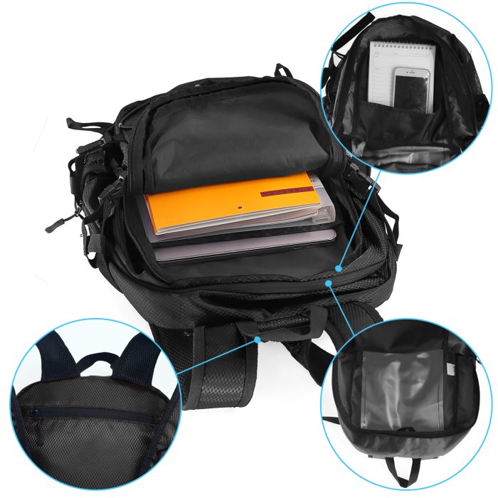 Packable Hiking Backpack 40L Waterproof Camping Backpack Men Women Foldable Lightweight Hiking Daypack - Image 3