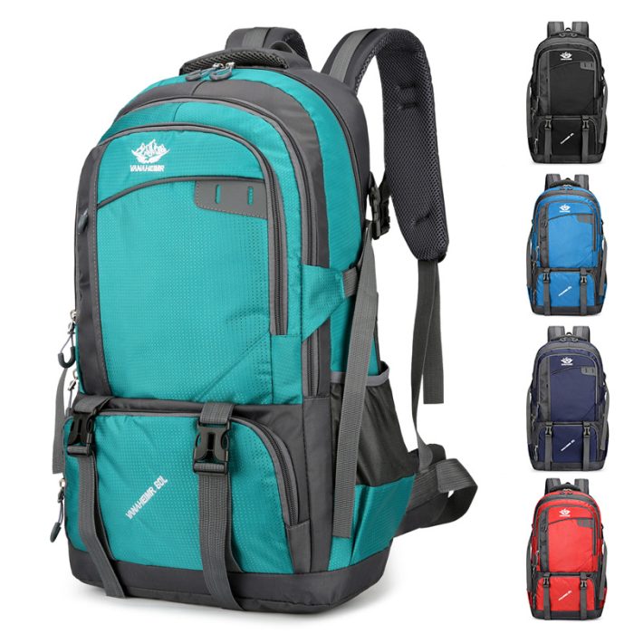 outdoor travel mountaineering bag hiking backpack multi functional outdoor storage waterproof hiking bag