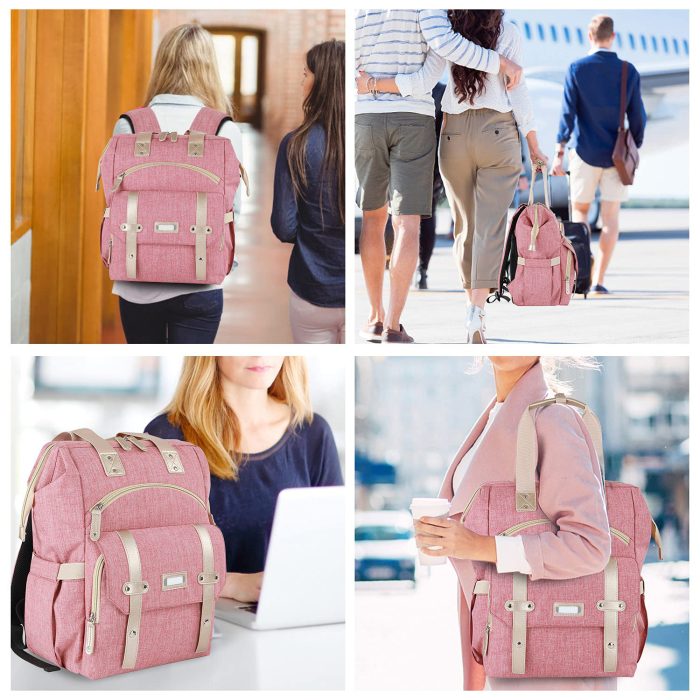Best-selling Large Capacity Double Shoulder Storage Bag Mother and Child Portable Anti-theft Mommy Backpack Polyester - Image 4