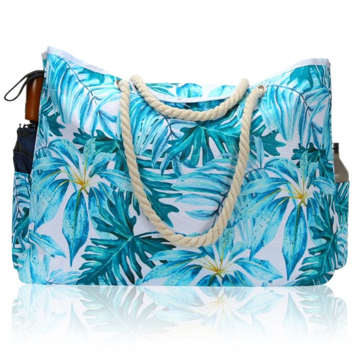 Beach Tote Bag Large Waterproof Sand proof Foldable Women Beach Bag Handbag