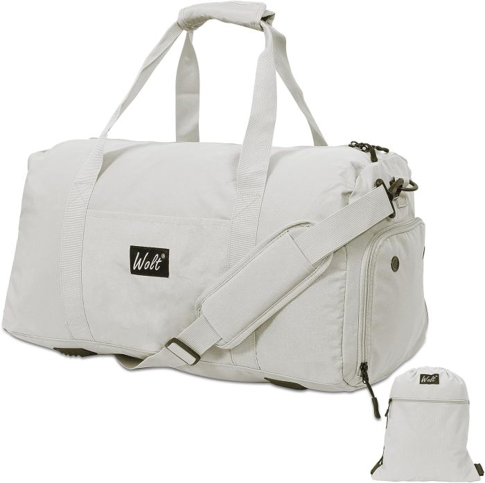 Weekender Bag for Women travel Stylish and Multifunctional Women's Sports Travel Duffel with Shoes compartment Wet Dry pocket