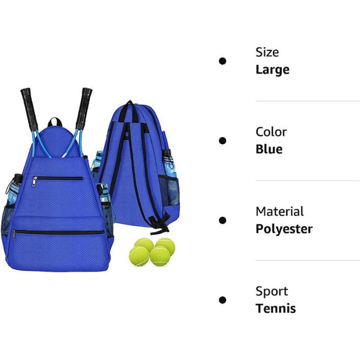Badminton racket bag nylon laptop shoes compartment Large Duffle Custom Logo gym Sport Casual Sports tennis backpack - Image 3