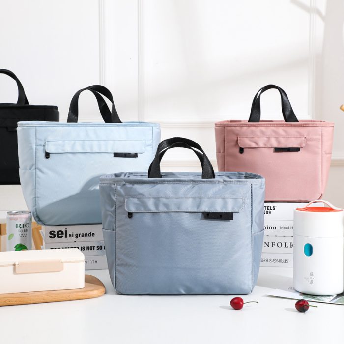 Waterproof Large Capacity Lunch Bag Aluminum Foil Thickened Thermal Insulation Handbag Outdoor Lunch Bento Thermal Cooler Bag - Image 4