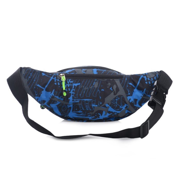 wholesale promotion polyester sports waist bag waist crossbody bag waist pouch bag - Image 2