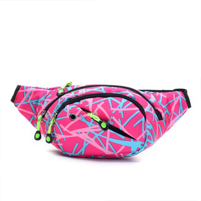 wholesale promotion polyester sports waist bag waist crossbody bag waist pouch bag - Image 6