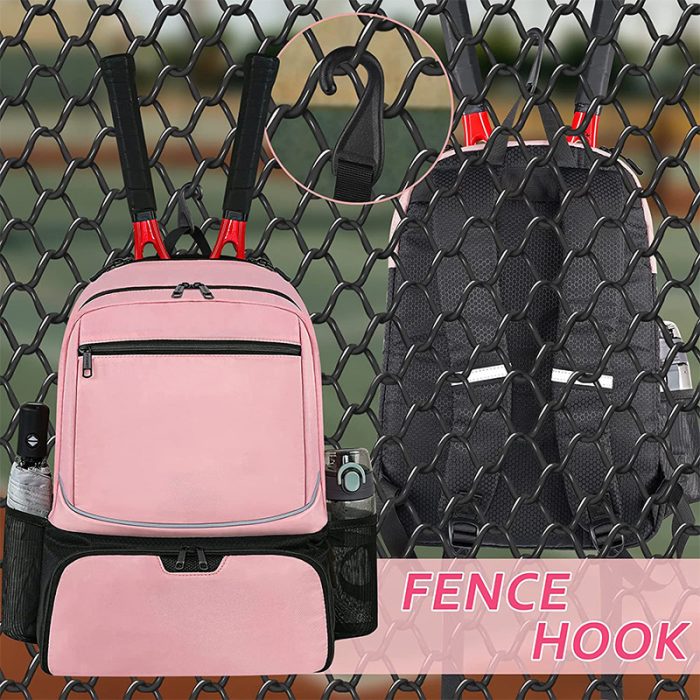 Wholesale Custom Backpack With Shoes Compartment Tennis Backpack For 2 Racket - Image 5