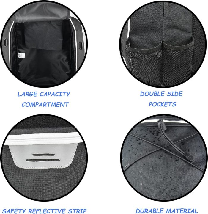 Youth Baseball Bag - Bat Backpack for Baseball, T-ball & Softball Equipment Waterproof Backpack Unisex 1pc/poly Bag + - Image 3