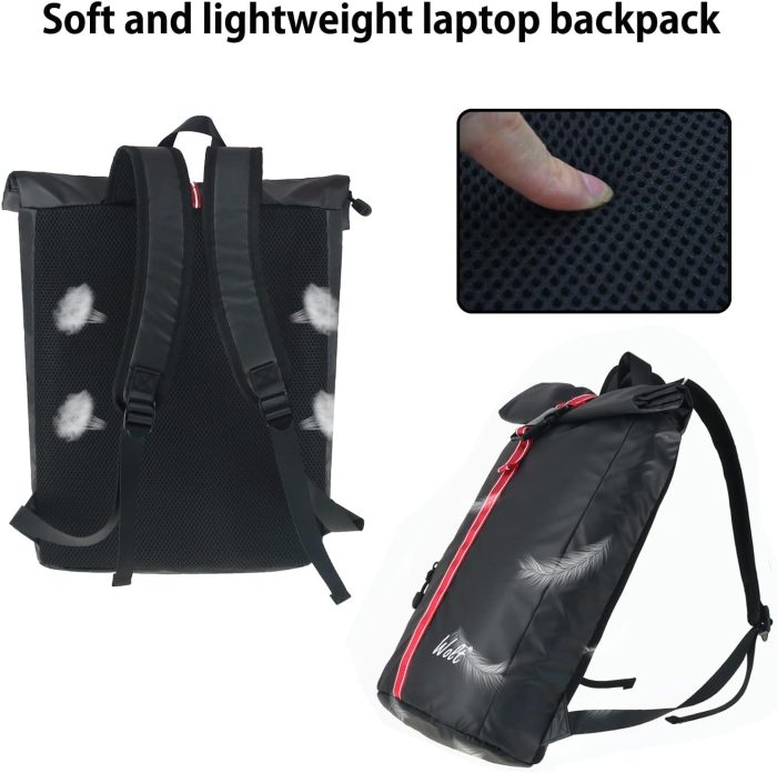 Waterproof Casual Daypack Backpack Computer Book bag Laptop Backpacks for Men Women Business Work Bag Fits 16 Inch Laptop - Image 5