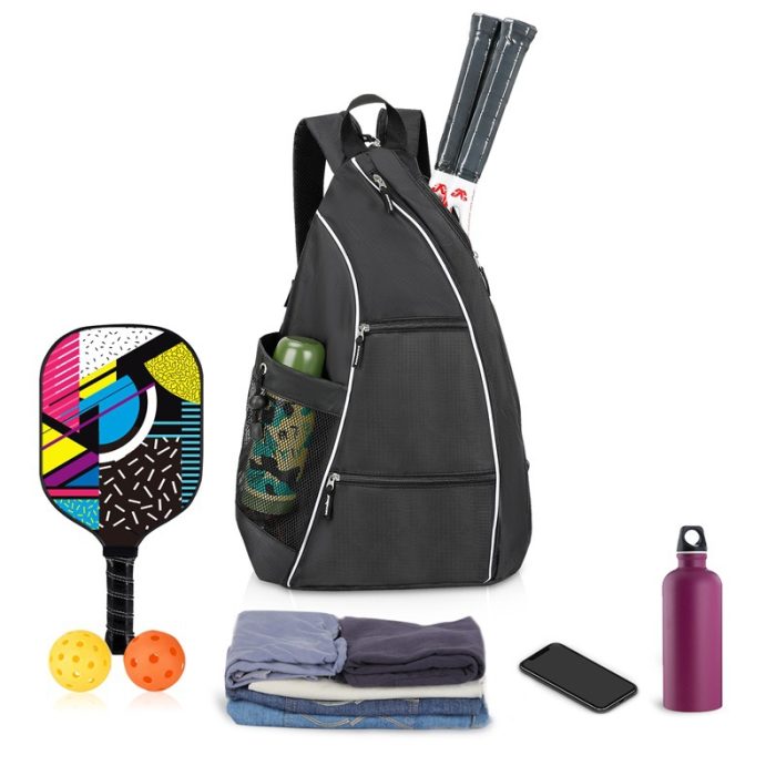 Best Gym Bags For Men Sports Custom Tennis Pickleball Sling Tennis Racket Bag - Image 3