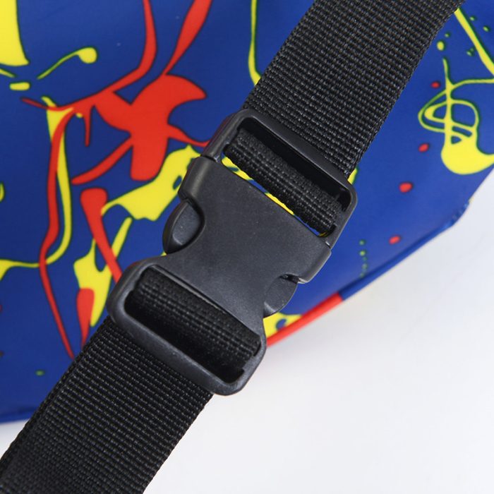 sport waist nylon chest bag fanny pack working out bag waterproof nylon sports chest bag - Image 6