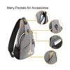 MNew men's chest bagen's chest bag outdoor hiking large capacity multi-functional crossbody bag fashion one shoulder leisure bag - Image 2