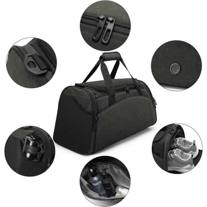 weekender sports gym bag for men women waterproof travel gym tote bag - Image 3
