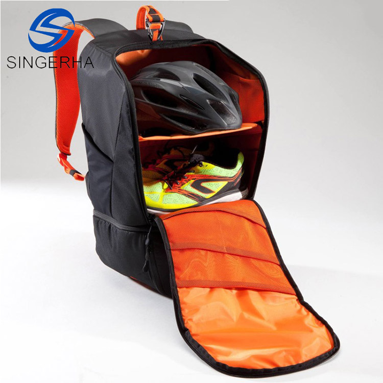 Sport in Porting Bag Athletic Triathlon Backpack Car Air Freshenere Triathlon Backpack Outdoor Waterproof Linen Polyester Male - Image 3
