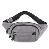 zipper waist bag waist bag travel sports cross body waist chest canvas sling bag - Image 6