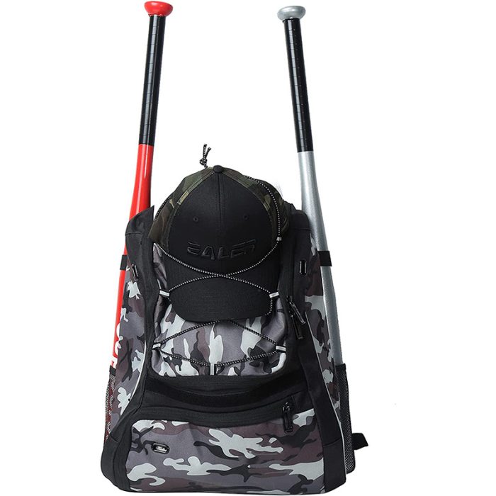 Baseball Bat Bag Backpack For Baseball T-ball And Softball Equipment For Youth And Adults Holds Bat Helmet And Shoes - Image 4