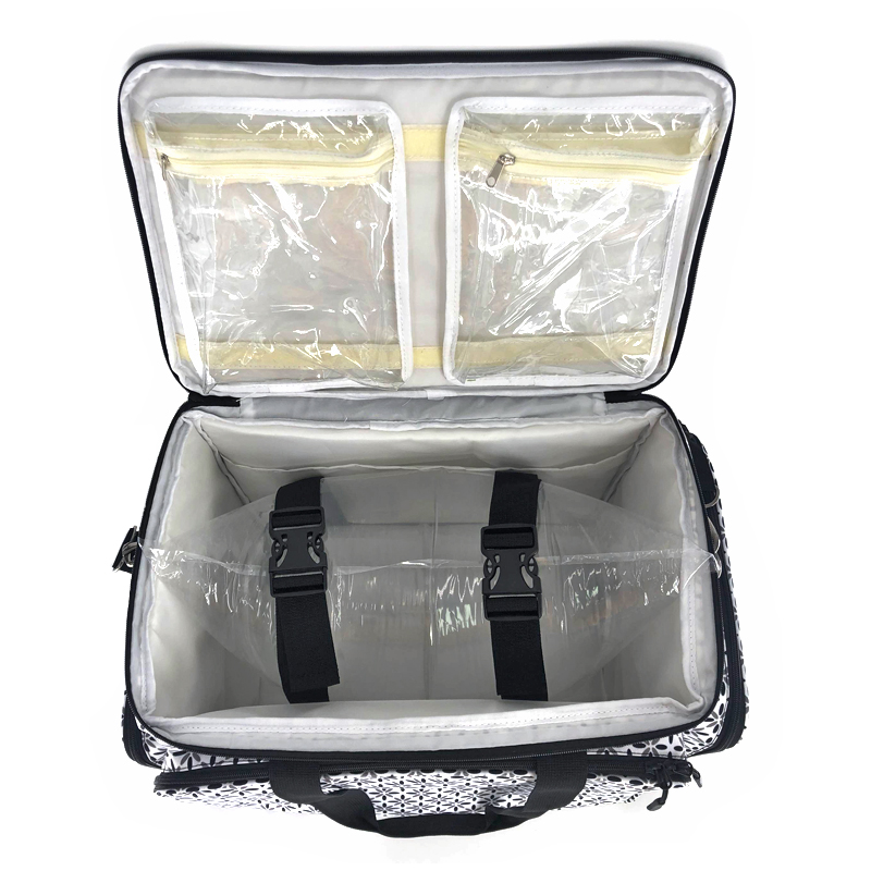 Yarn Storage Bag with Clear Top Portable Knitting Tote for Yarn Skeins Crochet Hook Knitting Needles(up to 16 inches)with - Image 3
