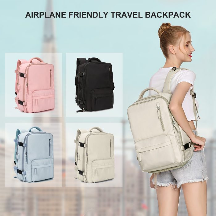 2023 New Travel Computer Bag Large Capacity Multifunctional Luggage Backpack Student Waterproof Computer Backpack Polyester N/n - Image 4