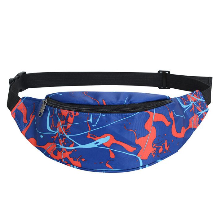 sport waist nylon chest bag fanny pack working out bag waterproof nylon sports chest bag