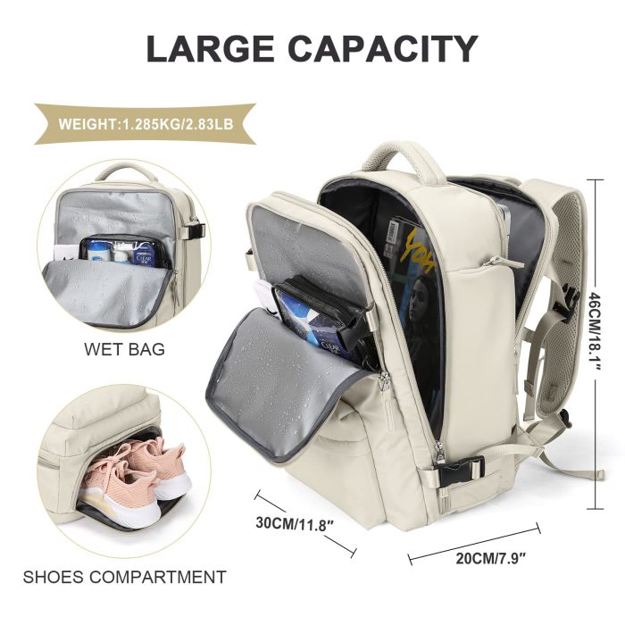 2023 New Travel Computer Bag Large Capacity Multifunctional Luggage Backpack Student Waterproof Computer Backpack Polyester N/n - Image 2
