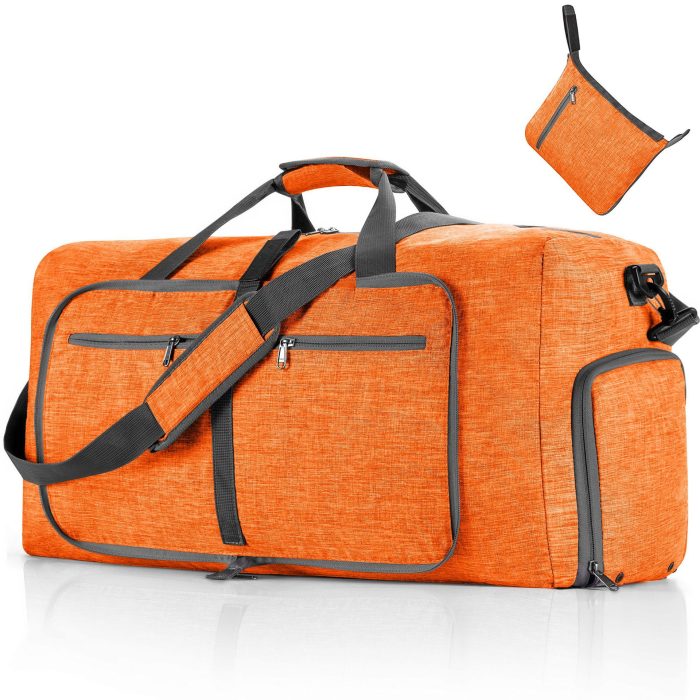 Travel Duffel Bag for Women 80L Large Duffle Bag Foldable Weekender Bag with Shoes Compartment