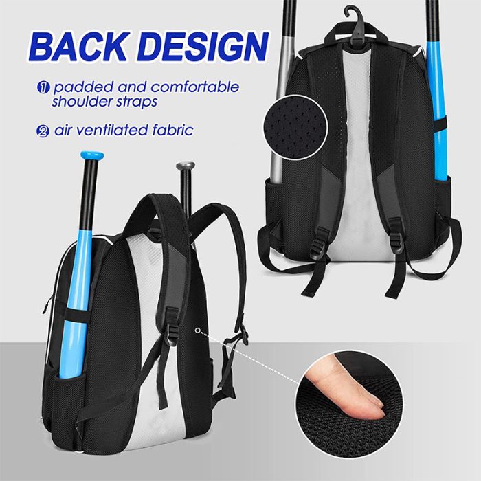 Wholesale Baseball Equipment Bag Holds Bat Helmet Shoes Baseball Bat Bag Sports Bag - Image 5