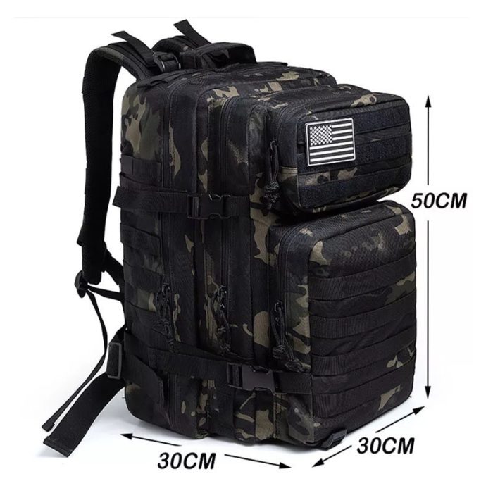 45L Molle Hunting Rucksack Sport Cycling Climbing Bag Travel Tactical Hiking Backpack - Image 6
