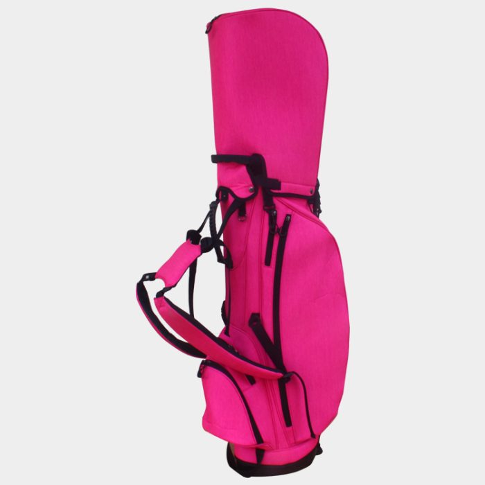 Custom Logo Lightweight Black Disc Golf Bag Oxford Cloth Plastic Base Golf Stand Bag For Golf Driving Range - Image 2