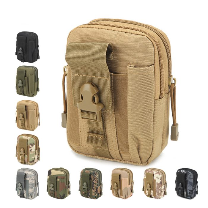 Outdoor Sport Casual Waist Pack Purse Mobile Phone Case Tactical Pouch Waist Belt Bags