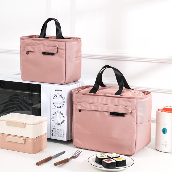 Waterproof Large Capacity Lunch Bag Aluminum Foil Thickened Thermal Insulation Handbag Outdoor Lunch Bento Thermal Cooler Bag - Image 5